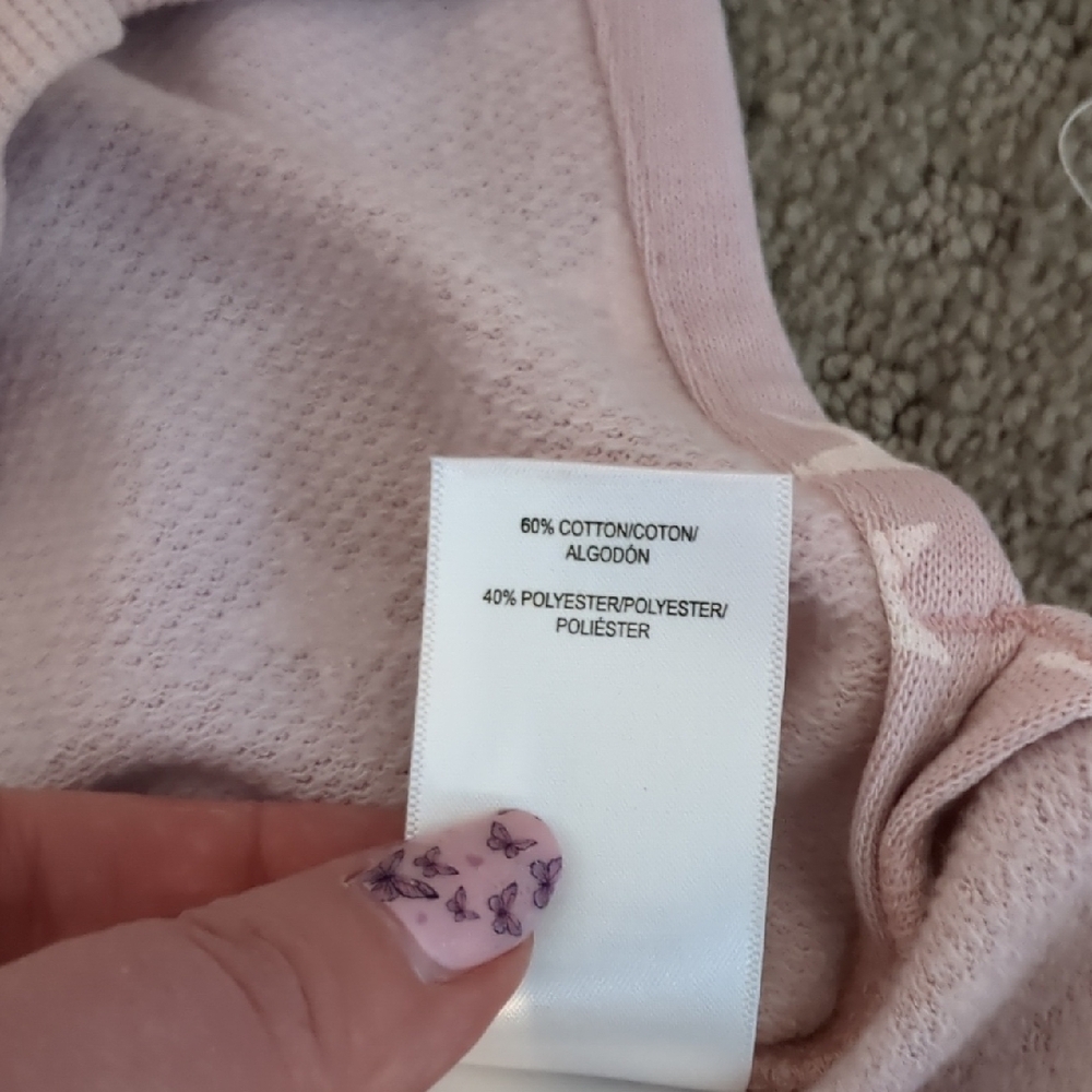 Pink Star Patterned Sweatshirt - Picture 4 of 8